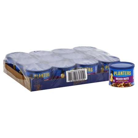 PLANTERS Planters Mixed Nuts Less Than 50% Peanut 10.3 oz. Can, PK12 10029000016658